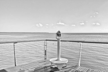 Cairns, Queensland, Avustralya 'daki Esplanade' de gözlem noktası.