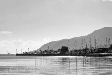 Marina, The Esplanade in Cairns, Queensland, Avustralya 'dan izledi