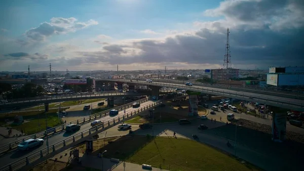 Nkrumah Kreisverkehr Ghana — Stockfoto
