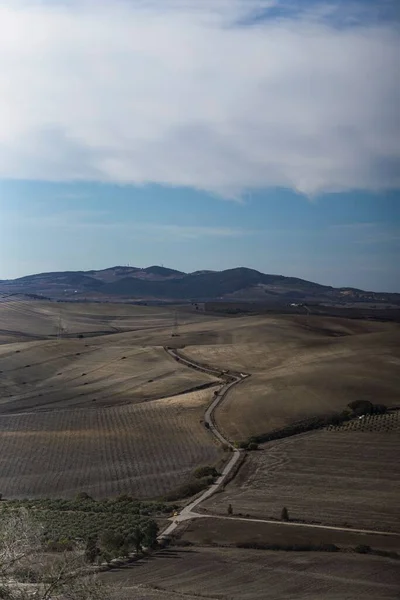 Вертикальный Снимок Красивых Гор Эспере Испания — стоковое фото
