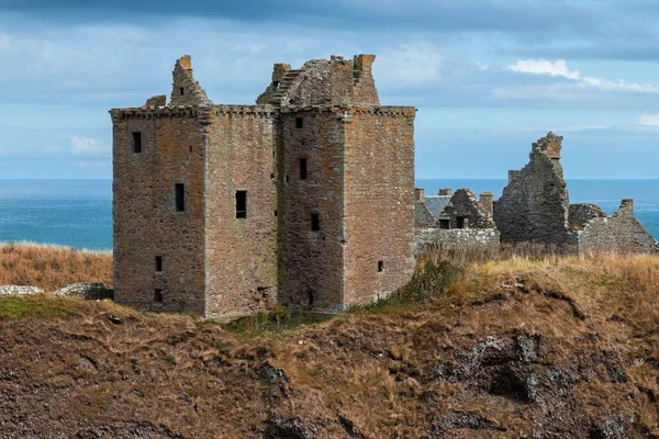 Famoso Castelo Dunnottar Paisagem Rochosa Escócia — Fotografia de Stock