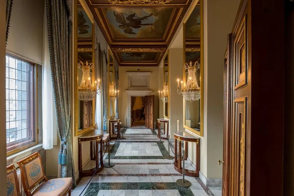 Офіс Короля Королівському Палаці Амстердамі Нідерланди — стокове фото
