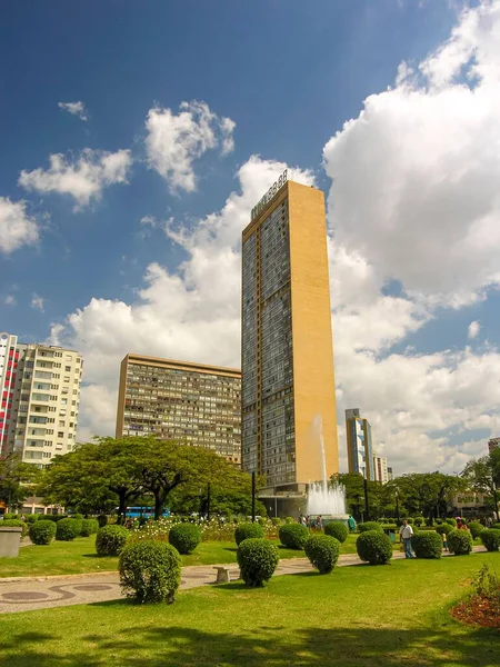 Imagem Vertical Edifício Praça Raul Soares Cidade Belo Horizonte Brasil — Fotografia de Stock