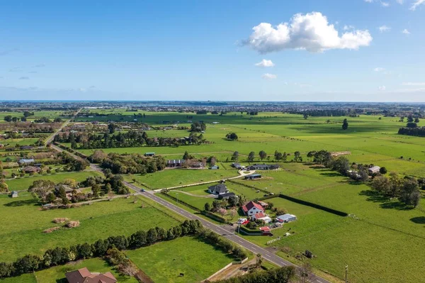 Grunty Wiejskie Gospodarstwa Rolne Wschód Levin Horowhenua Nowej Zelandii Pobliżu — Zdjęcie stockowe