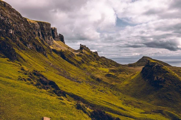 Quiraing Het Eiland Skye Schotland — Stockfoto