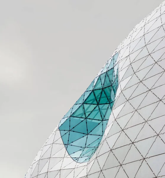 Blob Архитектура Федховене Нидерланды Фоне Мрачного Неба — стоковое фото