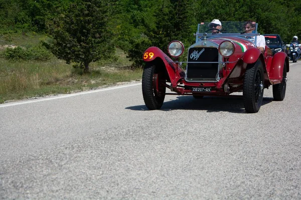 Urbino Włochy Czerwca 2022 Alfa Romeo 1750 Gran Sport 1930 — Zdjęcie stockowe