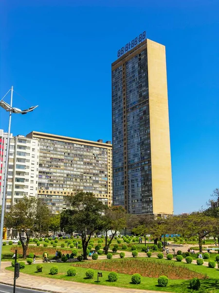 Imagem Vertical Edifício Praça Raul Soares Cidade Belo Horizonte Brasil — Fotografia de Stock