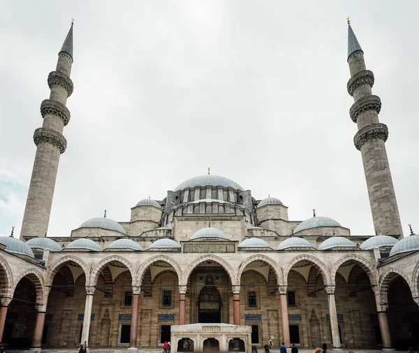 Esta Famosa Mesquita Suleymaniye Istambul — Fotografia de Stock
