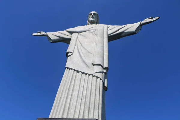 Прекрасный Вид Христа Искупителя Бразилии — стоковое фото