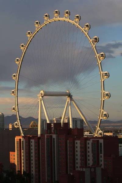 Een Prachtig Reuzenrad Las Vegas Strip — Stockfoto