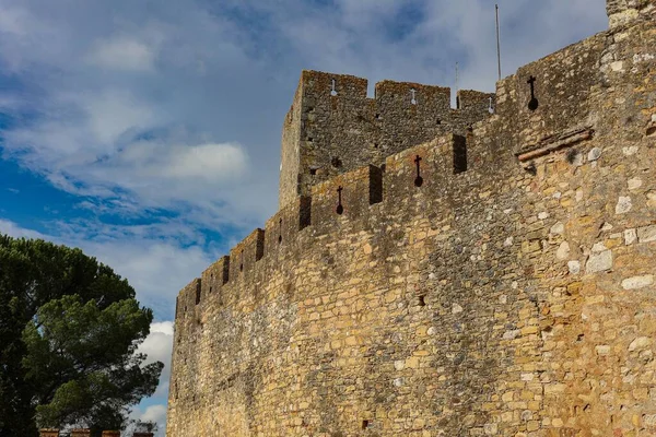 Castillo Templario Tomar Portugal Importante Para Historia Los Templarios — Foto de Stock