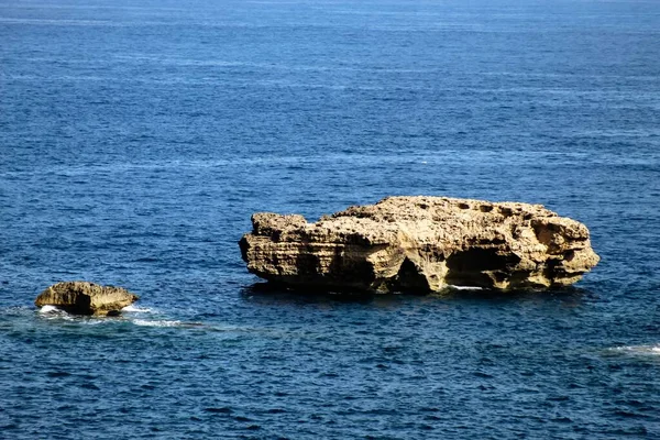 Una Toma Aérea Playa Karavas Pente Mili Chipre — Foto de Stock
