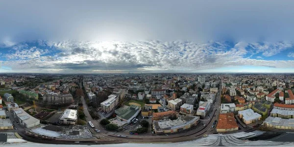 360 Stupňový Panoramatický Výhled Panorama Benátek Itálie — Stock fotografie