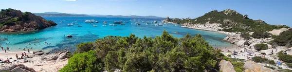 Panoramic View Cala Corsara Bay Sardinia Summer — Stock Photo, Image