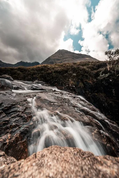 stock image A waterfall on the Isle of Skye in Scotland