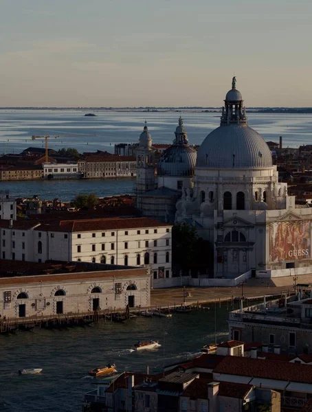 Talya Nın Tarihi Venedik Kentinde Santa Maria Della Salute Bazilikası — Stok fotoğraf