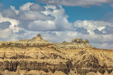 Zanda County, Tibet, Çin 'deki Dünya ormanlarının güzel manzarası..