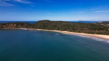 NSW, Avustralya 'da Kuzey Haven' ın güzel bir kıyı şeridi manzarası.