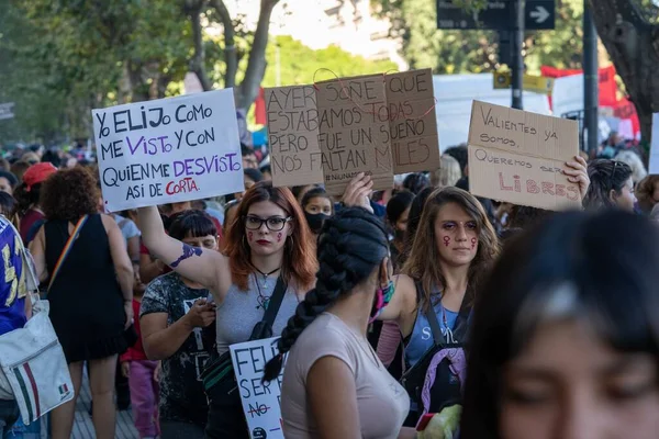 아르헨티나 낙태를 합법화하는 Legalising Abortion Argentina 다당제 Ciudad Autonoma Buenos — 스톡 사진