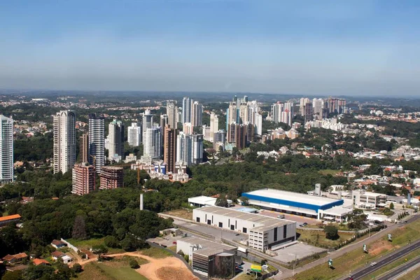 Uno Scatto Aereo Della Città Curitiba Parana Brasile — Foto Stock