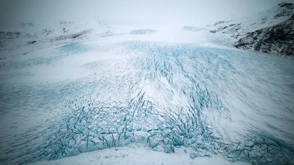 Μια Όμορφη Φωτογραφία Του Παγωμένου Παγετώνα Joekulsarlon Στην Ισλανδία — Φωτογραφία Αρχείου