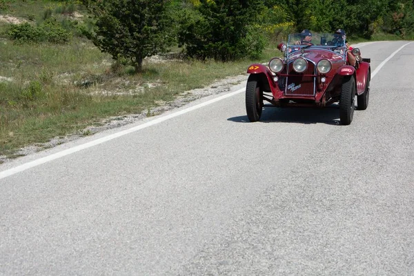 Urbino Talya Haziran 2022 Alfa Romeo 1750 Örümcek Zagato 1931 — Stok fotoğraf
