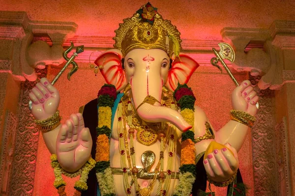 Een Close Shot Van Het Idool Van Lord Ganesha — Stockfoto