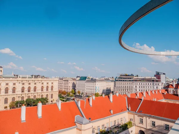 Aerial View Landmarks House Roofs Vienna Austria — Stock Photo, Image