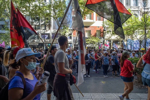Legalisering Abort Argentina Sociala Rörelser Och Flerpartikoalitioner Ciudad Autonoma Buenos — Stockfoto