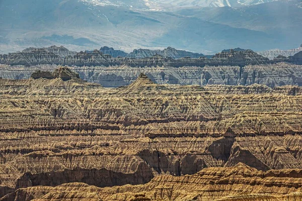 Den Vackra Utsikten Över Earth Forest Landform Zanda County Tibet — Stockfoto