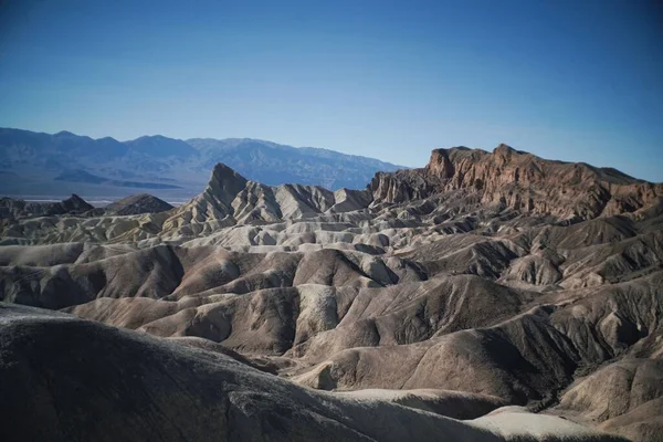 Die Rauen Landschaften Des Death Valley Aus Der Vogelperspektive — Stockfoto