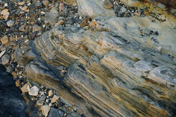 Çakıl Taşları Ile Uzaylı Benzeri Kaya Dokusu — Stok fotoğraf