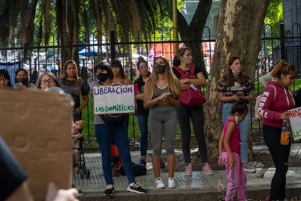 Plakatbefreiung Zähmt Sie Die Legalisierung Der Abtreibung Argentinien Soziale Bewegungen — Stockfoto