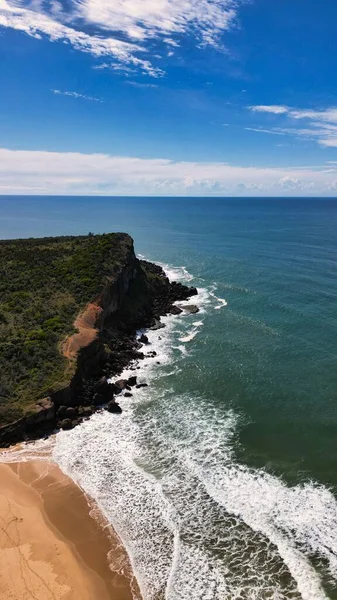 Вертикальный Вид Пляж Грантс Новом Южном Уэльсе Австралия — стоковое фото