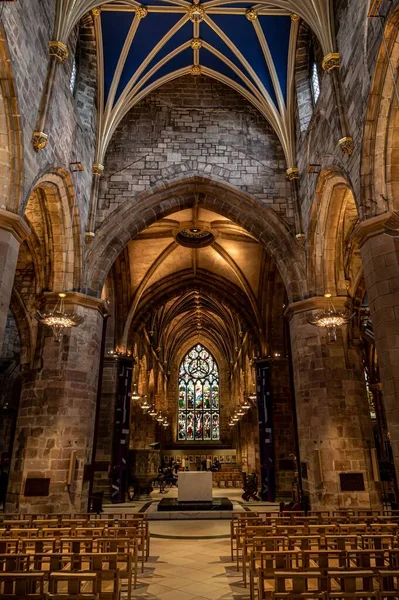 Interior Glasgow Scotland Church Murals — Stock Photo, Image