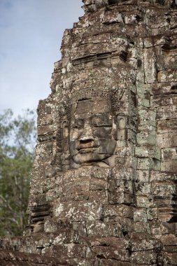 Kamboçya 'da Angkor Wat' ın güzel bir yakın çekimi.