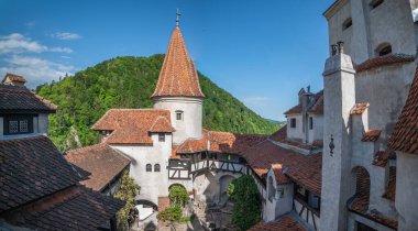 Romanya 'nın Bükreş kenti yakınlarındaki tarihi bir şato