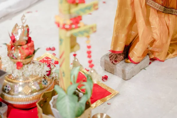 결혼식 내보이고 인도의 — 스톡 사진