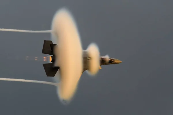 Sanicole Sunset Hava Gösterisinde Uçan Lakenheath Hayalet Bir Avcı Uçağı — Stok fotoğraf