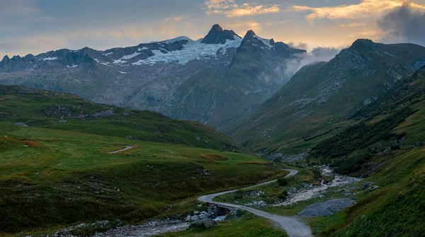 Een Prachtig Berglandschap Van Mont Blanc — Stockfoto