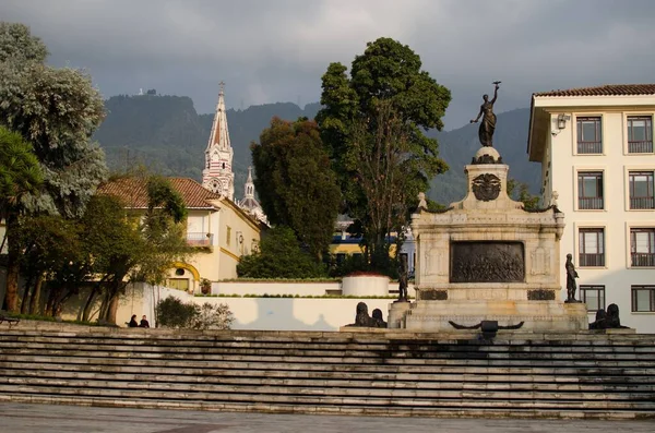 Monumento Batalla Ayacucho Encuentro Militar Durante Guerra Independencia Peruana —  Fotos de Stock