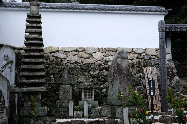 Templo Saikyoji Akechi Mitsuhide Cemitério Família Hieizan Japão — Fotografia de Stock