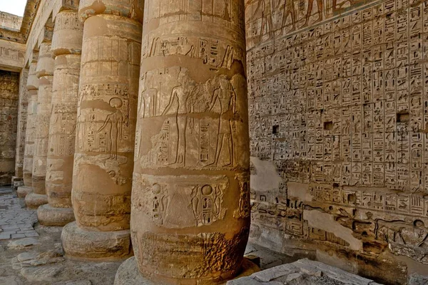 Piramidy Świątynie Wokół Kairu Luxor Egipt — Zdjęcie stockowe