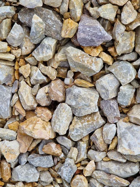 Vertical Closeup Small Colorful Stones Outdoors — Stock Photo, Image