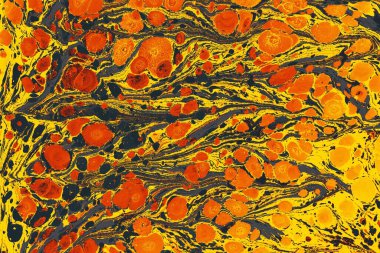 Ebru mermer el yapımı sanat, geleneksel Ebru tekniği. mermer sıvı mürekkep sanatının soyut arkaplanı