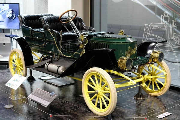 Класичні Вінтажні Автомобілі Світі Зібрані Автомобільному Музеї Тойота Японії — стокове фото