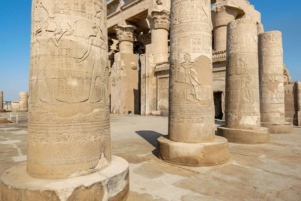 Μια Άποψη Των Αρχαίων Ναών Στο Λούξορ Αίγυπτος — Φωτογραφία Αρχείου