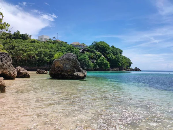Batu Batu Besar Padang Beach Indonesia — Stok Foto