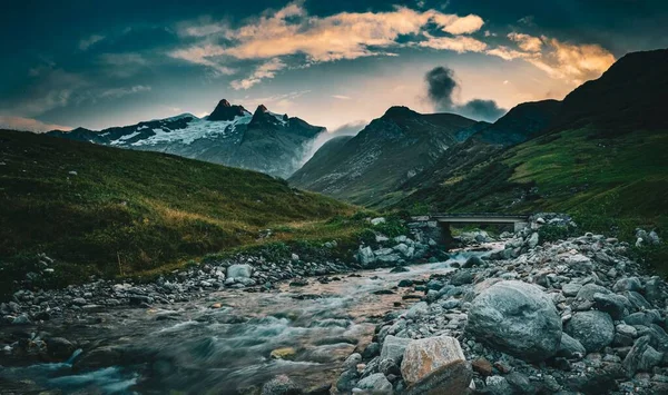 Ett Vackert Bergslandskap Mont Blanc — Stockfoto
